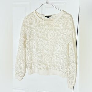 Romeo & Juliet Couture Lace Top Size S